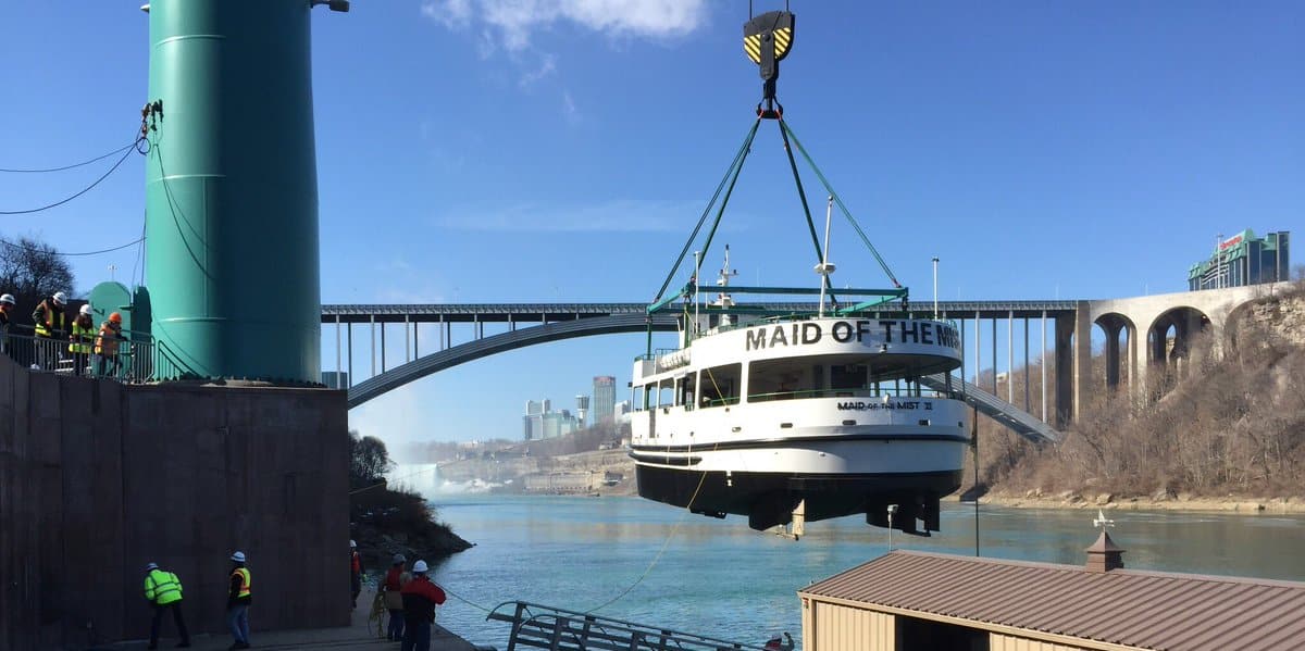 All Aboard! The Maid of the Mist is ready for earliest opening ever!