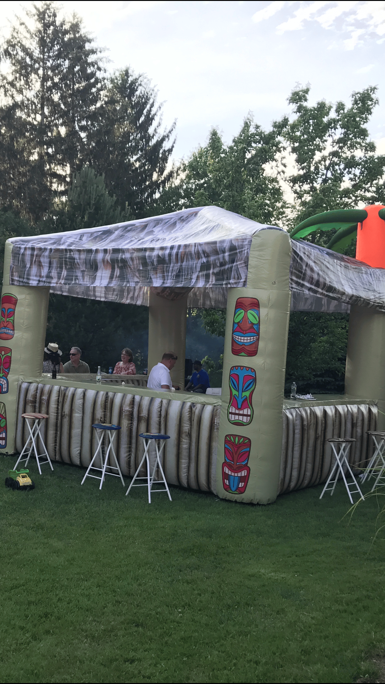 Yes, you can rent an inflatable Tiki Bar! Who knew…