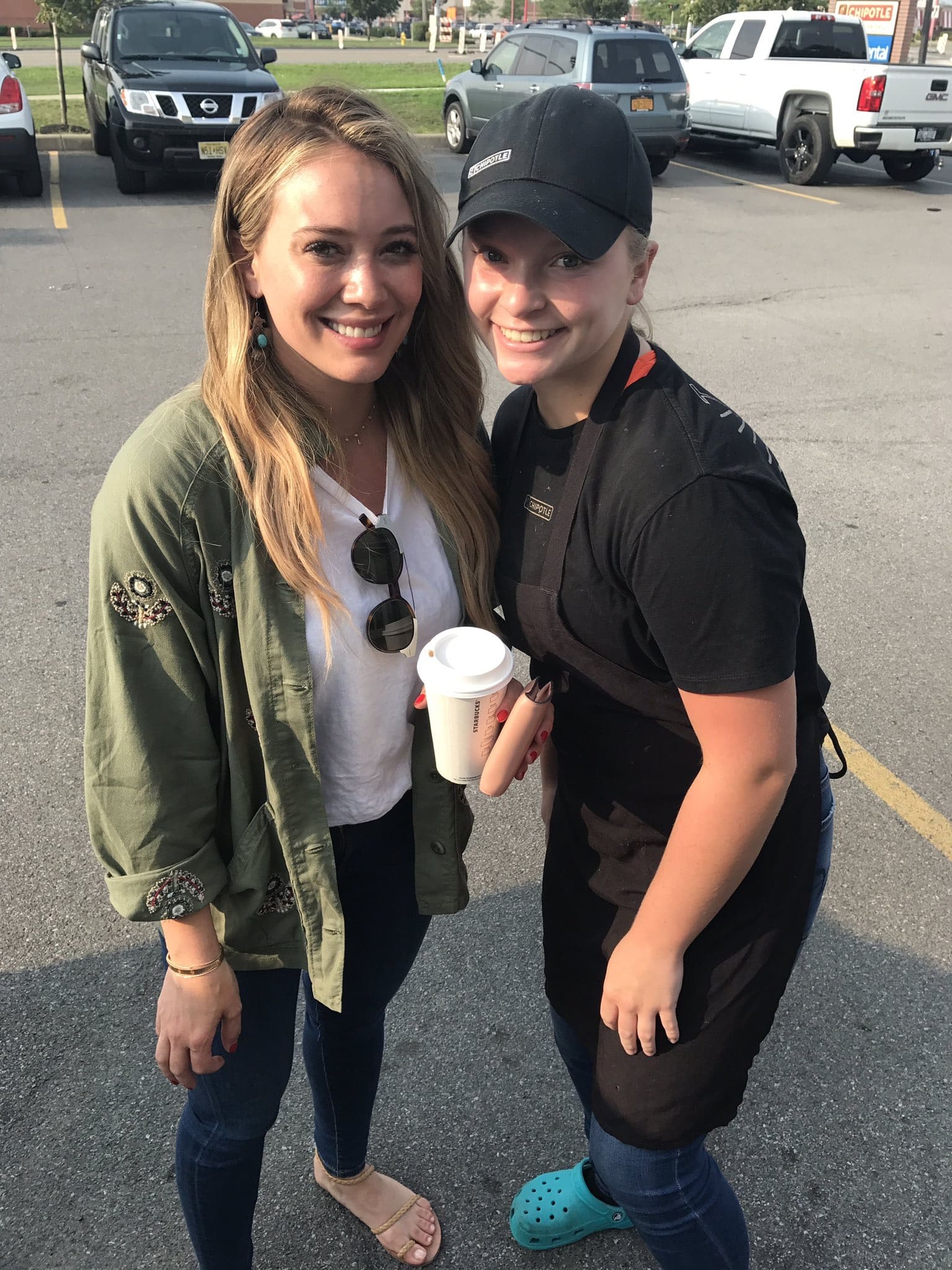 Why was Hilary Duff in town, who was she with – and yes, even what she ordered. Here’s the scoop.