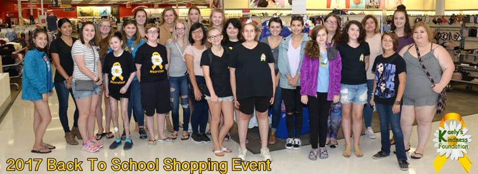 Totally Awesome: Kaely’s Kindness sends dozens of teens shopping for back to school supplies!