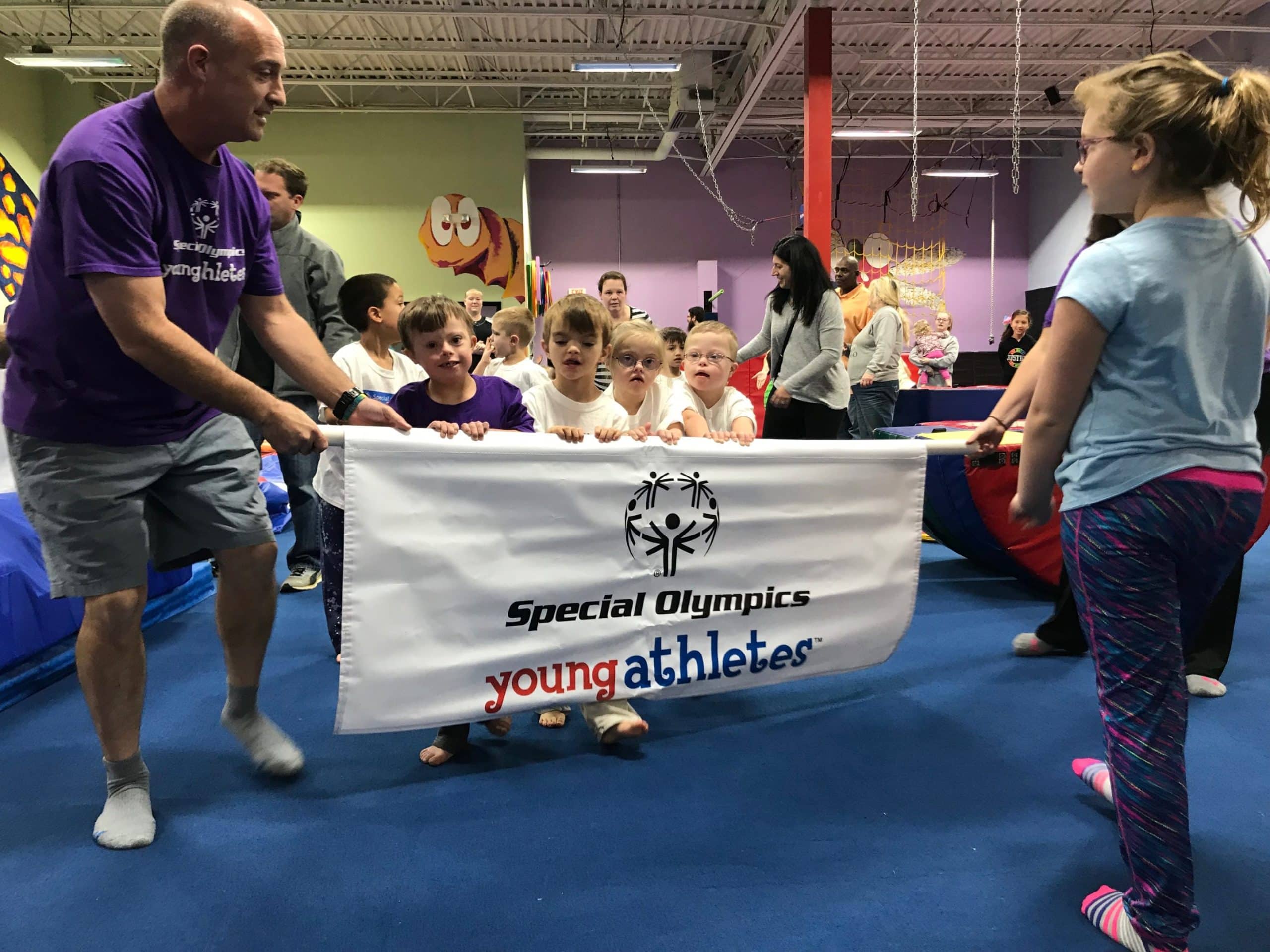 Young Athletes preparing for Special Olympics lost their training facility, but – Rolly Pollies stepped in!