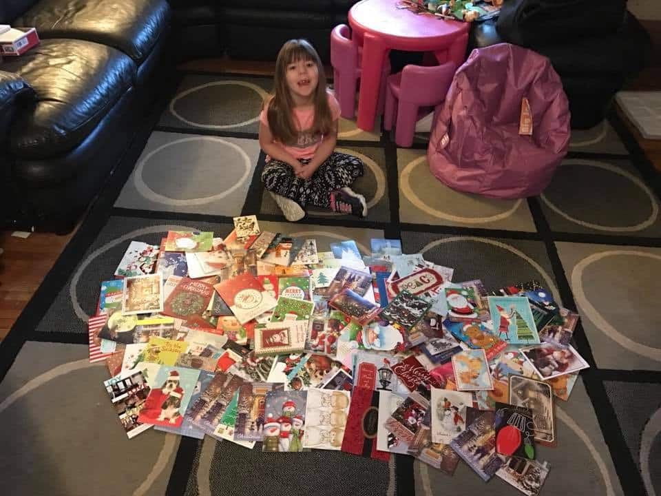 It’s year 3 for little girl collecting cards and money for Ronald McDonald House of Buffalo!