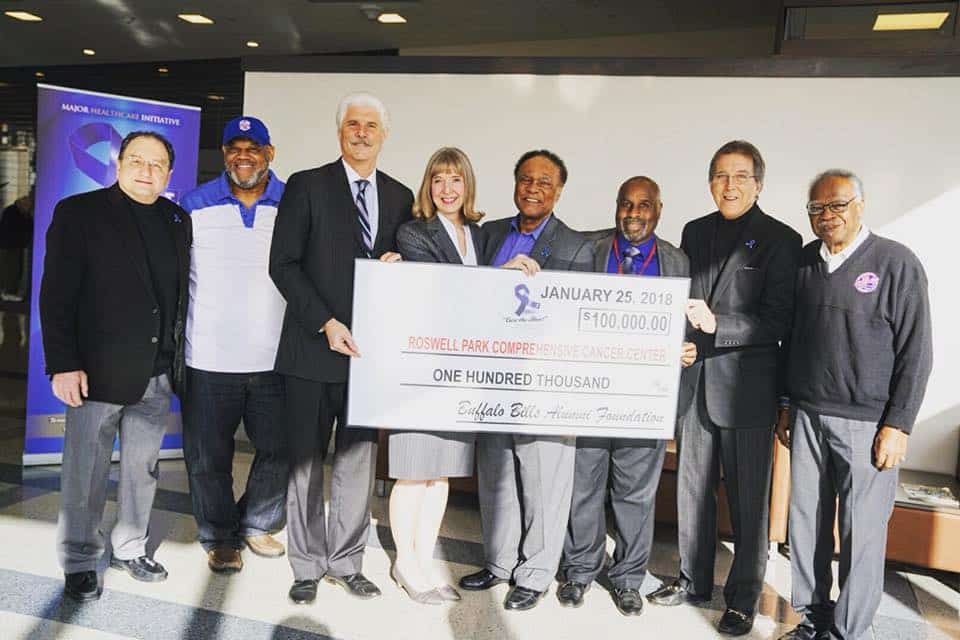Let’s go Buffalo – Bills Alumni donated 100-grand to Roswell!