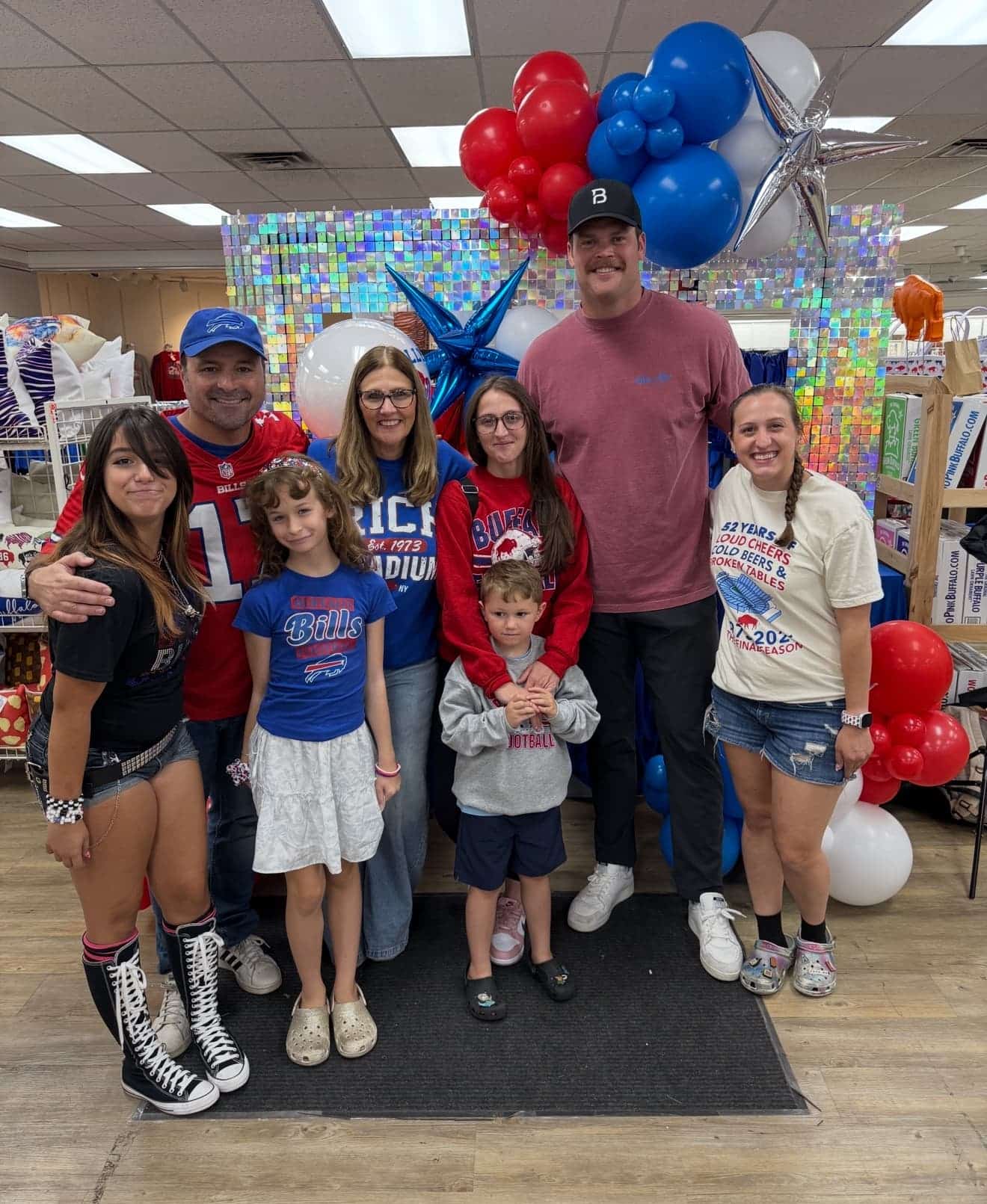 Totally Buffalo Cares gathering with families and children